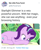 Size: 720x875 | Tagged: safe, derpibooru import, screencap, starlight glimmer, pony, unicorn, bench, episode needed, female, mare, meta, prone, solo, text, twitter, wide eyes