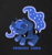 Size: 524x552 | Tagged: safe, artist:samoht-lion, derpibooru import, princess luna, alicorn, pony, black background, chibi, crossover, digital art, eyes closed, female, mare, parody, simple background, the lion king