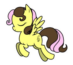 Size: 551x495 | Tagged: safe, artist:frail-ice, derpibooru import, oc, oc only, oc:aria sunsong, pegasus, animated, eyes closed, pegasus oc, simple background, solo, transparent background, wings