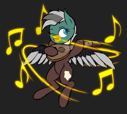 Size: 1814x1629 | Tagged: safe, artist:thehuskylord, derpibooru import, oc, oc:duk, bird, duck, duck pony, bard, dungeons and dragons, fantasy class, lute, music, pen and paper rpg, ponyfinder, quack, quak, rpg