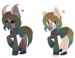 Size: 1334x1040 | Tagged: safe, artist:nightshade-warroir, derpibooru import, oc, oc only, oc:hazey, earth pony, earth pony oc, simple background, solo, transparent background