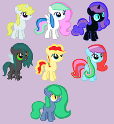 Size: 1350x1466 | Tagged: safe, artist:horseperson, oc, oc only, adoptable, base used, crack shipping, female, filly, magical lesbian spawn, ms paint, offspring, parent:applejack, parent:fluttershy, parent:king sombra, parent:nightmare moon, parent:prince blueblood, parent:princess cadance, parent:princess celestia, parent:queen chrysalis, parent:rainbow dash, parent:shining armor, parent:sunset shimmer, parent:trixie, parents:appleshimmer, parents:bluetrix, parents:chrysombra, parents:flutterdash, parents:nightmaredance, simple background, unnamed oc