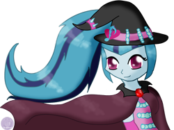 Size: 1024x765 | Tagged: safe, artist:ricepoison, sonata dusk, equestria girls, clothes, costume, hat, witch, witch hat