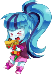 Size: 828x1184 | Tagged: safe, artist:oathkeeper21, sonata dusk, equestria girls, clothes, cloudy with a chance of meatballs, cloudy with a chance of meatballs 2, skirt, sonataco, taco, tacodile