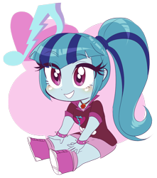 Size: 768x867 | Tagged: safe, artist:rileyav, sonata dusk, equestria girls, rainbow rocks, chibi, cute, solo, sonatabetes