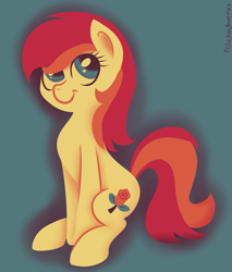 Size: 1333x1564 | Tagged: safe, artist:notenoughapples, roseluck, color palette challenge, simple, solo