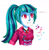 Size: 951x976 | Tagged: safe, artist:pencil13, sonata dusk, equestria girls, clothes, female, solo, two toned hair