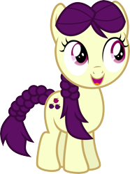 Size: 4000x5384 | Tagged: safe, artist:jeatz-axl, boysenberry, earth pony, pony, female, filly, simple background, solo, solo female, transparent background, vector