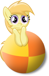 Size: 3000x4686 | Tagged: safe, artist:lumorn, noi, earth pony, pony, absurd resolution, ball, female, simple background, smiling, solo, solo female, transparent background