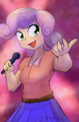 Size: 652x1000 | Tagged: safe, artist:empyu, sweetie belle, human, 30 minute art challenge, adult, humanized