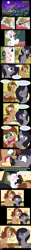 Size: 1440x11665 | Tagged: safe, artist:jadedjynx, nurse redheart, oc, oc:daniel coppren, oc:jade verdi, oc:lene nezumi, earth pony, pony, unicorn, barn, comic, female, male, mare, my little sterelis, stallion, sweet apple acres, thermometer, unconscious