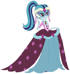 Size: 563x595 | Tagged: safe, artist:pdorothynics, edit, masquerade, sonata dusk, equestria girls, clothes, dress, gown, jewelry, necklace, ponytail, skirt, sonata edit