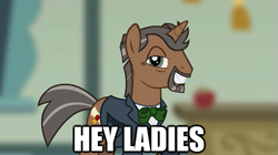 Size: 625x350 | Tagged: safe, derpibooru import, bronies: the extremely unexpected adult fans of my little pony, bronydoc, documentary, image macro, john de lancie, ponified, professor lancie, swag