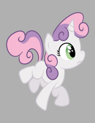 Size: 2975x3850 | Tagged: safe, derpibooru import, sweetie belle, pony, unicorn, female, filly, simple background, solo