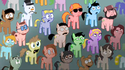 Size: 1440x811 | Tagged: safe, artist:hotdiggedydemon, derpibooru import, .mov, arin hanson, dave strider, derrick acosta, egoraptor, game grumps, garrett hunter, gunshow, homestuck, jade harley, john egbert, jontron, mega64, rocco botte, rose lalonde, shawn chatfield, snowpony, swag.mov, the anime club