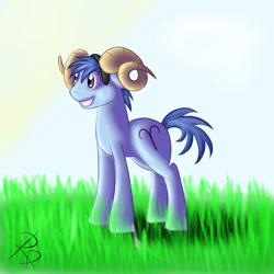 Size: 2000x2000 | Tagged: safe, artist:ruberphoenix, derpibooru import, aries, grass, ponyscopes, zodiac