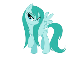 Size: 3600x2700 | Tagged: safe, artist:bluemeganium, derpibooru import, spring melody, sprinkle medley, bedroom eyes, simple background, solo, transparent background, vector, wet mane