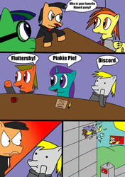 Size: 500x711 | Tagged: safe, derpibooru import, comic, employer meme, exploitable meme, hejibits, meme, ponified