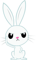 Size: 1824x3000 | Tagged: safe, artist:404compliant, derpibooru import, angel bunny, salute, simple background, solo, transparent background, vector