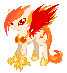 Size: 630x684 | Tagged: safe, artist:capriphon, derpibooru import, oc, oc only, hybrid, colt, goggles, interspecies offspring, magical lesbian spawn, male, offspring, parent:philomena, parent:princess celestia, solo