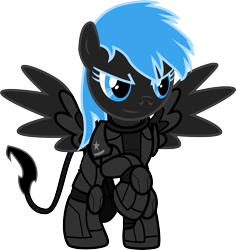 Size: 4083x4317 | Tagged: safe, artist:turbo740, derpibooru import, oc, oc only, pegasus, pony, fallout equestria, absurd resolution, blackout, enclave, grand pegasus enclave, simple background, solo, transparent background, vector