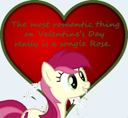 Size: 600x557 | Tagged: safe, derpibooru import, roseluck, flower, heart, lasty's hearts, misspelling, simple, valentine