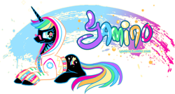 Size: 1000x537 | Tagged: safe, artist:yamino, derpibooru import, oc, oc only, oc:yamino, alicorn, pony, alicorn oc, clothes, hoodie, neon, scene kid, solo