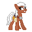 Size: 64x64 | Tagged: safe, artist:banditmax201, derpibooru import, earth pony, pony, crossover, epona, female, mare, pixel art, ponified, simple background, solo, sprite, the legend of zelda, transparent background