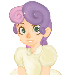 Size: 844x1000 | Tagged: safe, artist:gikima, derpibooru import, sweetie belle, clothes, female, humanized, solo