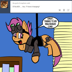 Size: 576x576 | Tagged: safe, artist:pembroke, scootaloo, pegasus, pony, female, solo, stalkerloo, stalkerloo lite