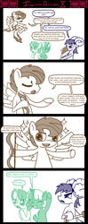 Size: 1050x2640 | Tagged: safe, artist:ficficponyfic, derpibooru import, comic:important decisions, aries, comic, ew gay, gemini, pansexual, ponyscopes, sagittarius, zodiac