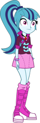 Size: 968x3000 | Tagged: safe, artist:doctor-g, sonata dusk, equestria girls, rainbow rocks, simple background, solo, starenata, thousand yard stare, transparent background, vector