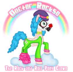 Size: 332x329 | Tagged: safe, artist:ravenpandorah, derpibooru import, dr rockso, metalocalypse, ponified