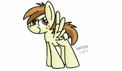 Size: 1024x600 | Tagged: safe, artist:colorfulwonders, derpibooru import, featherweight, pony, mane, older