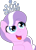 Size: 667x920 | Tagged: safe, artist:infernaldalek, derpibooru import, diamond tiara, earth pony, pony, female, filly, jewelry, pink coat, solo, tiara, two toned mane