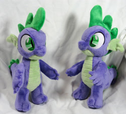 Size: 3528x3184 | Tagged: safe, artist:cryptic-enigma, derpibooru import, spike, irl, photo, plushie, solo, spike plushie