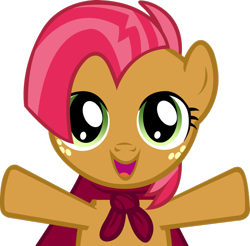 Size: 1024x1008 | Tagged: safe, artist:goomba001, derpibooru import, babs seed, cute, hug, simple background, transparent background, vector