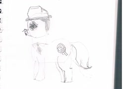 Size: 1297x931 | Tagged: safe, derpibooru import, charlie chan, descendant, detective, ponified