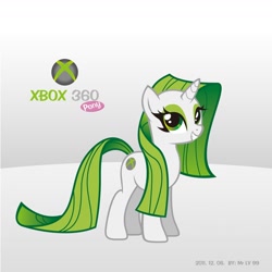 Size: 1360x1360 | Tagged: safe, artist:majin, artist:魔神, derpibooru import, console ponies, pixiv, ponified, xbox 360