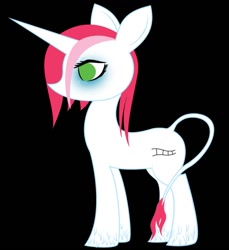 Size: 880x960 | Tagged: safe, artist:daisyhead, derpibooru import, oc, oc only, oc:flicker, simple background, solo, the last unicorn