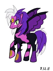 Size: 527x712 | Tagged: safe, artist:puddingvalkyrie, derpibooru import, ponified, solo, yu-gi-oh!, yubel