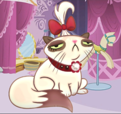 Size: 455x428 | Tagged: safe, derpibooru import, edit, opalescence, cat, grumpy, grumpy cat, ponified, tard the grumpy cat