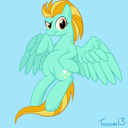 Size: 1000x1000 | Tagged: safe, artist:tehflah, derpibooru import, lightning dust, pegasus, pony, female, mare, two toned mane