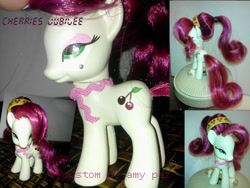 Size: 1024x768 | Tagged: safe, artist:amyatpebble, derpibooru import, cherry jubilee, brushable, custom, irl, photo, solo, toy