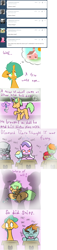 Size: 700x3090 | Tagged: safe, artist:kryptchild, derpibooru import, diamond tiara, silver spoon, snails, snips, oc, pony, ask glitter shell, chalkboard, comic, doll, flashback, glitter shell, school, toy, tumblr