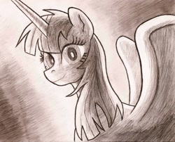 Size: 2075x1678 | Tagged: safe, artist:shoeunit, derpibooru import, oc, oc only, oc:fausticorn, lauren faust, sketch, traditional art