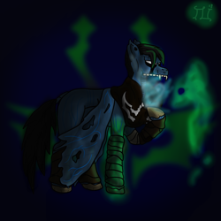 Size: 1500x1500 | Tagged: safe, artist:lucandreus, derpibooru import, legacy of kain, ponified, raziel