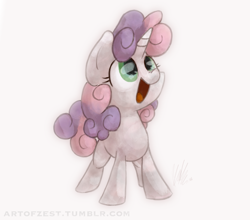 Size: 1259x1106 | Tagged: safe, artist:zestyoranges, derpibooru import, sweetie belle, simple background, solo