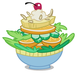 Size: 684x644 | Tagged: safe, artist:qwertycz, derpibooru import, putting your hoof down, .svg available, food, resource, salad, simple background, svg, transparent background, vector