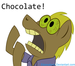 Size: 1024x893 | Tagged: safe, artist:elponyfurry, derpibooru import, chocolate, chocolate with nuts, food in the comments, food porn thread, ponified, spongebob squarepants, tom smith